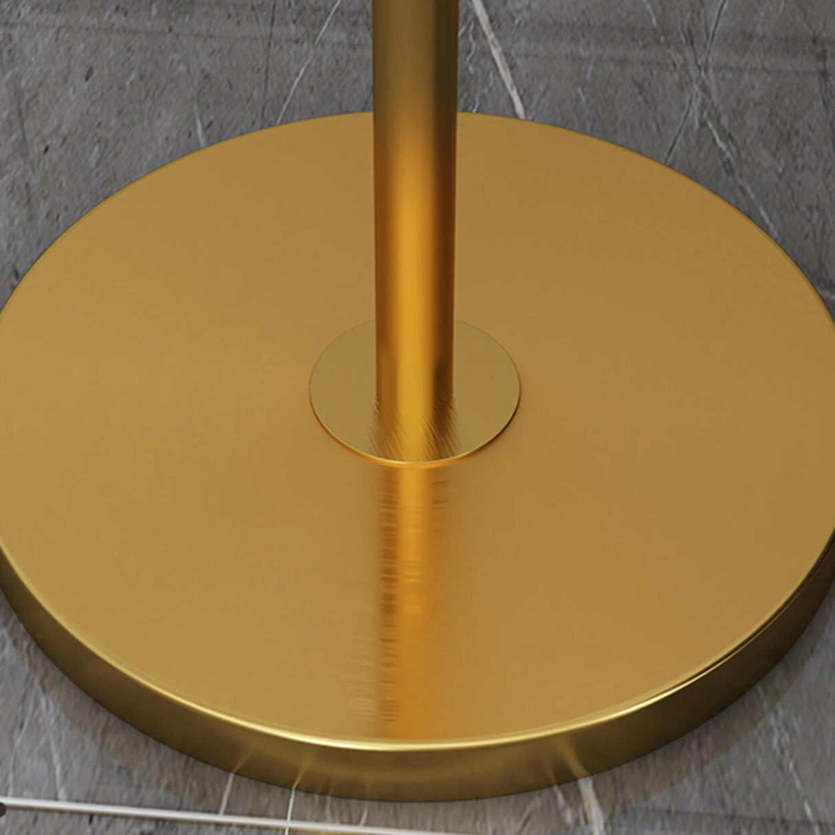 Modern Adjustable Barrel Gold Metal Floor Lamp Image - 8