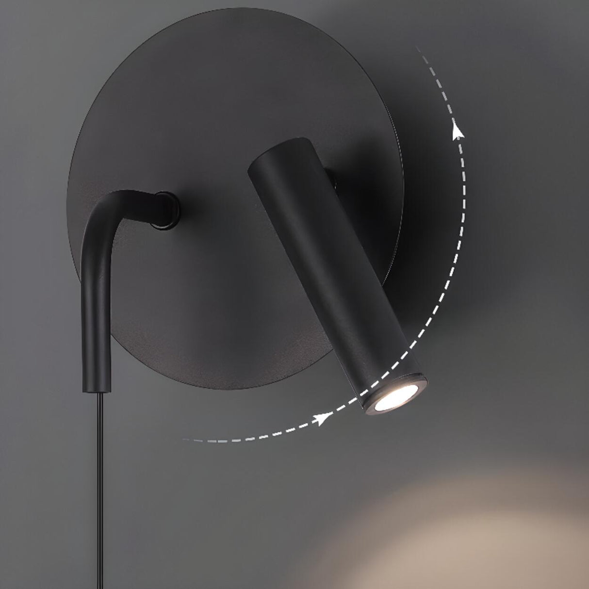 Modern Adjustable Black Dual Light Wall Sconce Image - 14