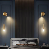 Modern Adjustable Black Dual Light Wall Sconce Image - 4