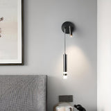 Modern Adjustable Black Dual Light Wall Sconce Image - 6