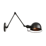 Modern Adjustable Black Swing Arm Wall Sconce  Image - 10