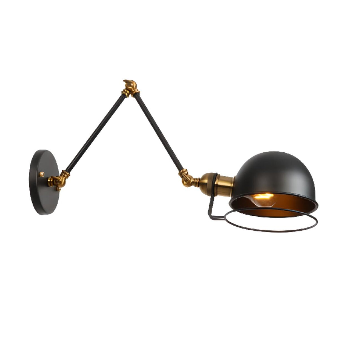 Modern Adjustable Black Swing Arm Wall Sconce  Image - 14