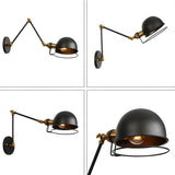 Modern Adjustable Black Swing Arm Wall Sconce  Image - 19