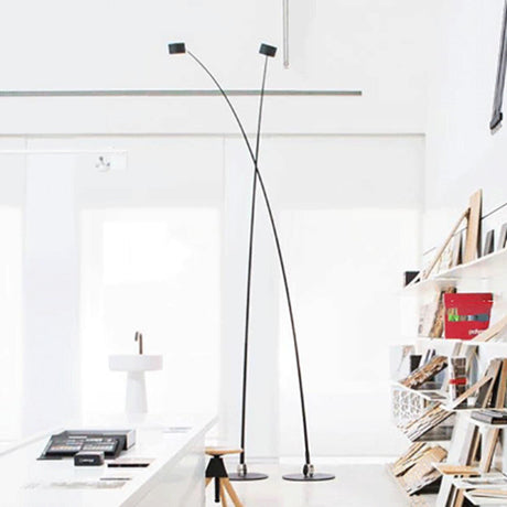 Modern Adjustable Davide Groppi Sampei Floor Lamp Image - 1