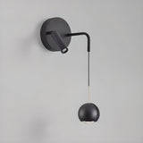 Modern Adjustable Globe Dual Light Pendant Wall Sconce Image - 9