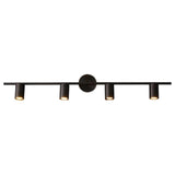 Modern Adjustable Gold Cylinder Vanity Wall Light Image - 10