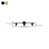 Modern Adjustable Gold Cylinder Vanity Wall Light Image - 25