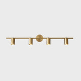 Modern Adjustable Gold Cylinder Vanity Wall Light Image - 8