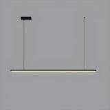 Modern Adjustable Rectangular LED Island Pendant Light Image - 15