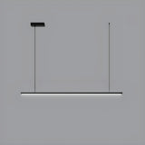 Modern Adjustable Rectangular LED Island Pendant Light Image - 2