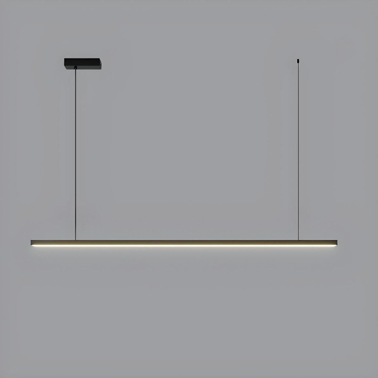 Modern Adjustable Rectangular LED Island Pendant Light Image - 21