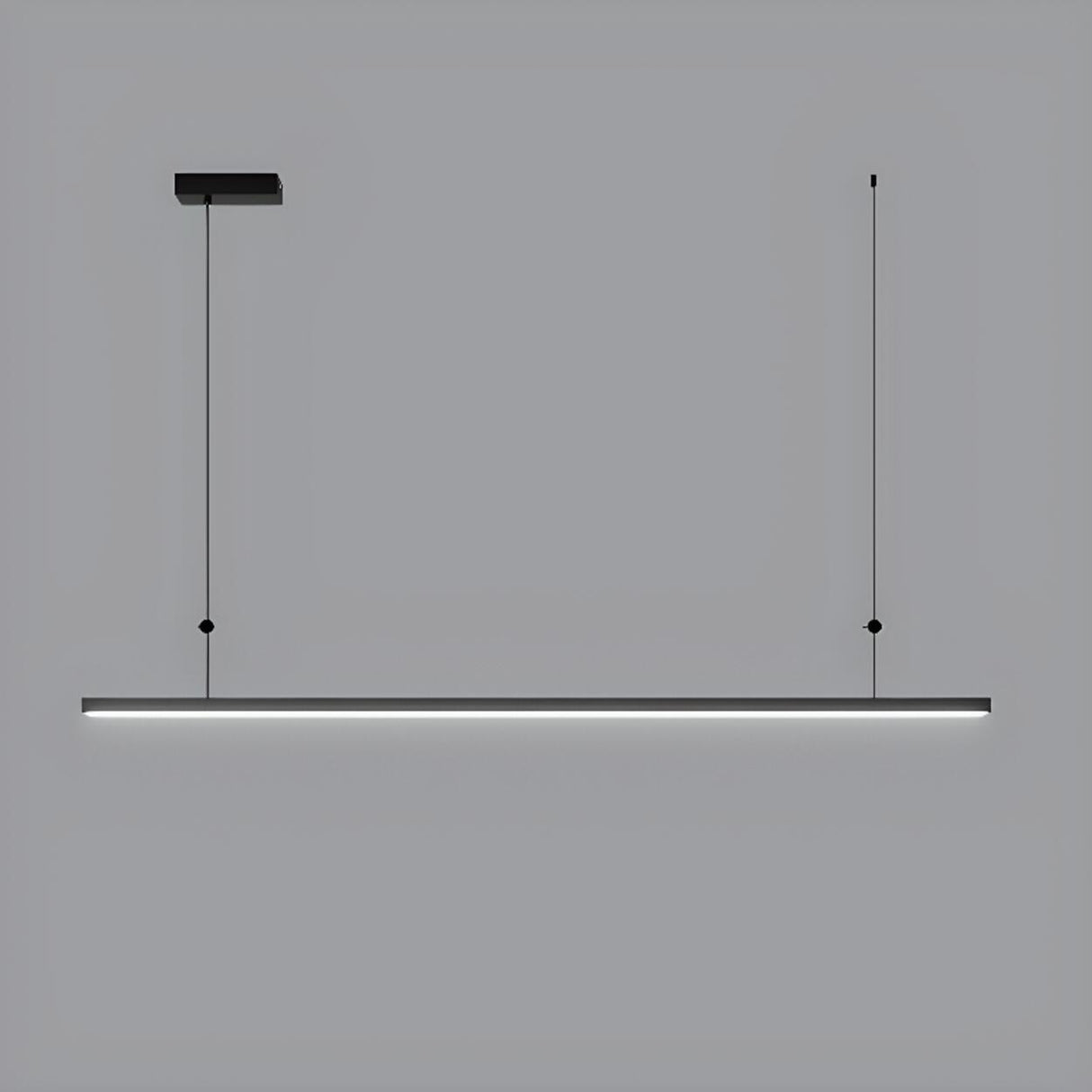 Modern Adjustable Rectangular LED Island Pendant Light Image - 23