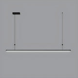 Modern Adjustable Rectangular LED Island Pendant Light Image - 23