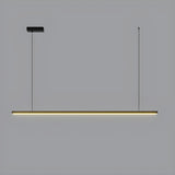 Modern Adjustable Rectangular LED Island Pendant Light Image - 24