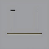 Modern Adjustable Rectangular LED Island Pendant Light Image - 3