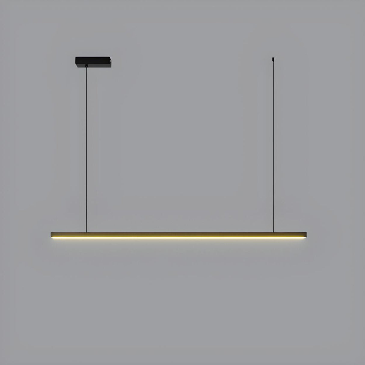 Modern Adjustable Rectangular LED Island Pendant Light Image - 5