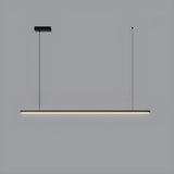 Modern Adjustable Rectangular LED Island Pendant Light Image - 9