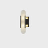 Modern Alabaster Geometric Bedroom Up Down Wall Light Image - 7