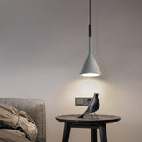 Modern Aluminium Cone Adjustable Hanging Pendant Lights Image - 1