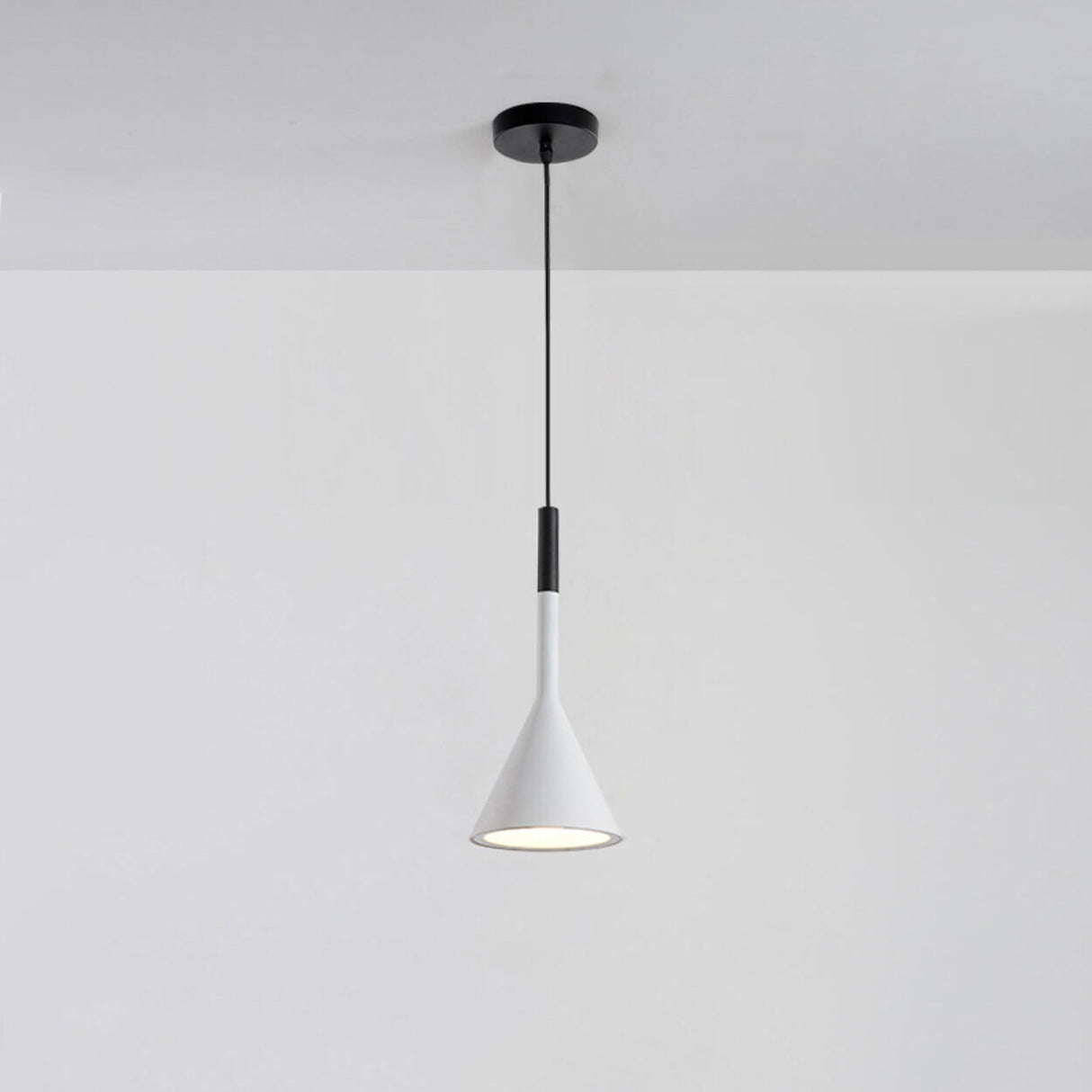 Modern Aluminium Cone Adjustable Hanging Pendant Lights Image - 3