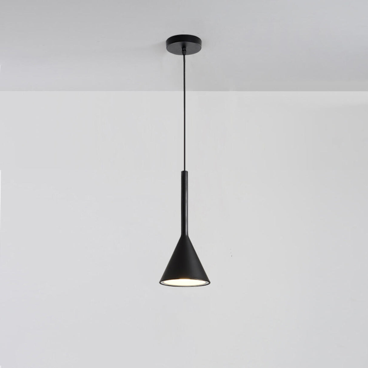 Modern Aluminium Cone Adjustable Hanging Pendant Lights Image - 5