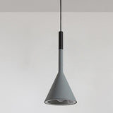 Modern Aluminium Cone Adjustable Hanging Pendant Lights Image - 9