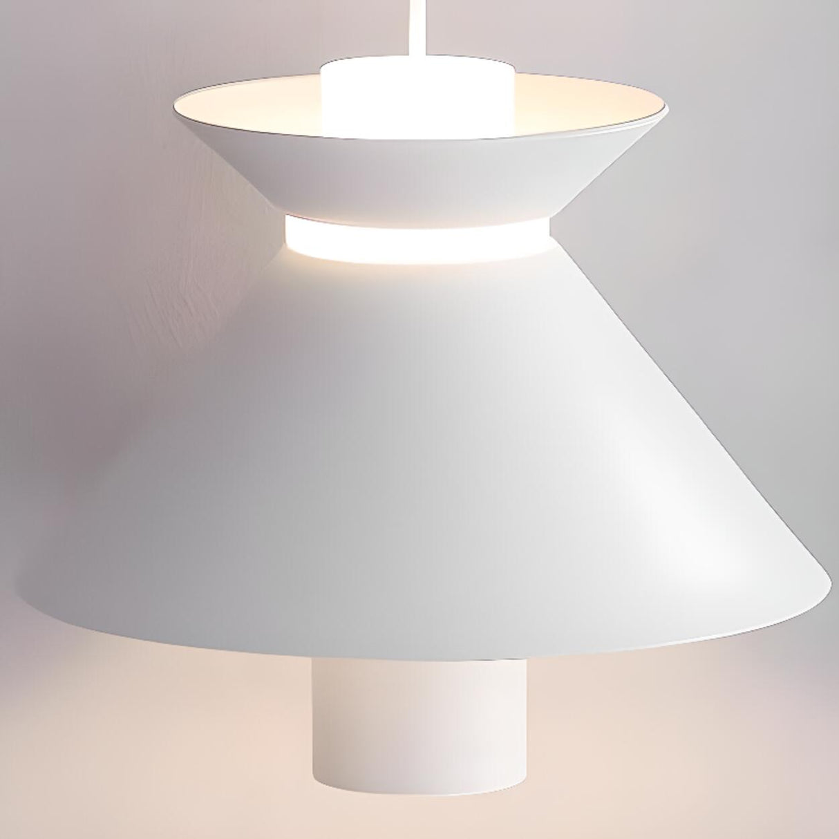 Modern Aluminum Conical Cone LED Pendant LIght Image - 15