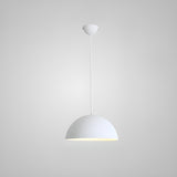 Modern Aluminum Dome Pendant Light Adjustable Height Image - 11