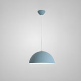 Modern Aluminum Dome Pendant Light Adjustable Height Image - 13