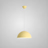 Modern Aluminum Dome Pendant Light Adjustable Height Image - 7