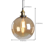 Modern Amber Glass Vintage Cone Pendant Light Image - 19