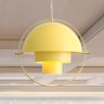 Modern Art Deco Geometric Spherical Gold Pendant Light Set Image - 22