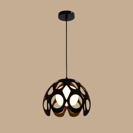 Modern Art Dome Geometric Direct Wired Pendant Light  Image - 2