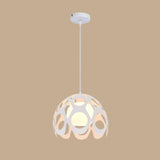 Modern Art Dome Geometric Direct Wired Pendant Light  Image - 3