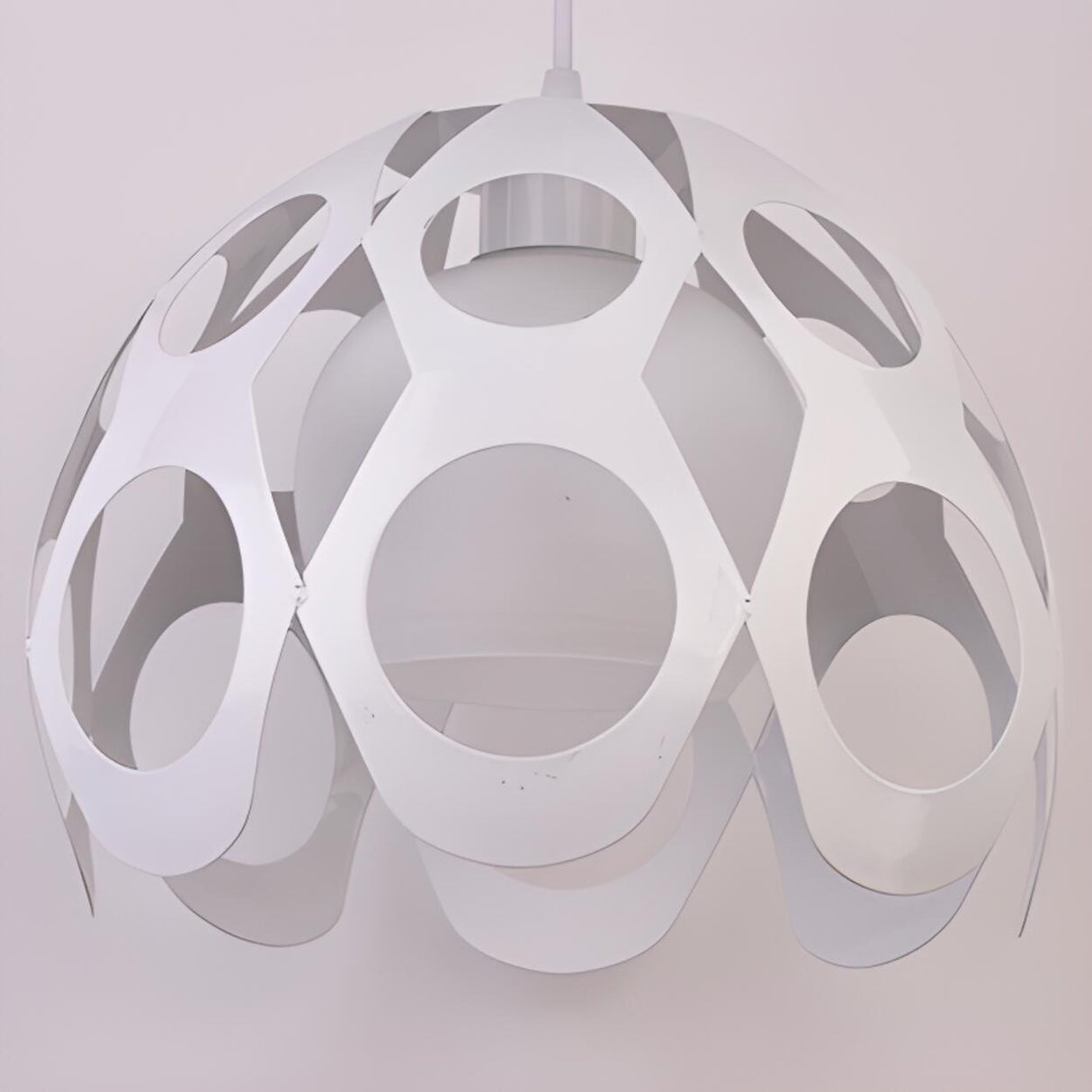 Modern Art Dome Geometric Direct Wired Pendant Light  Image - 9