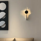 Modern Artistic Light Black Geometric Wall Sconce Image - 1