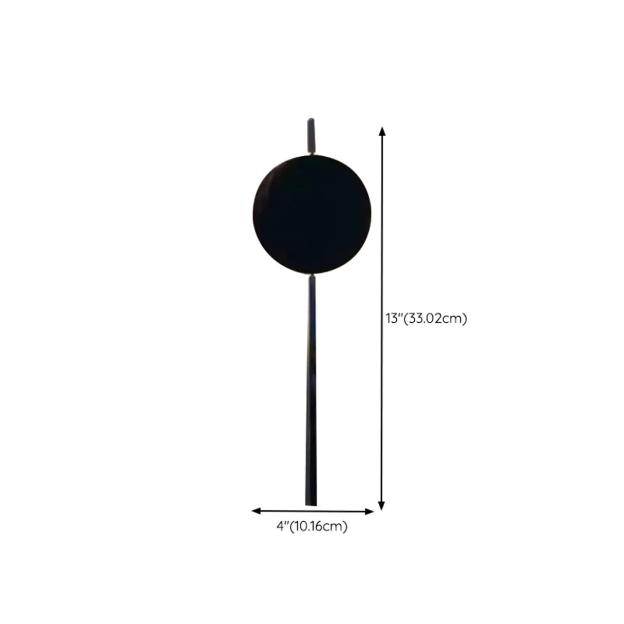 Modern Artistic Light Black Geometric Wall Sconce 