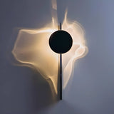 Modern Artistic Light Black Geometric Wall Sconce Image - 7