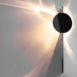 Modern Artistic Light Black Geometric Wall Sconce Image - 8