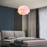 Modern Artistic Spiral Layered Petal Pendant Light Image - 8