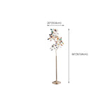 Modern Artistic Tree-Shaped Colorful Leaves Floor Lamp #size