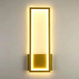 Modern Backlit Black Rectangular Bedroom Wall Sconce Image - 12