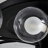 Modern Ball Shades Sputnik Chandelier Fan with Lights Image - 16