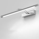 Modern Bathroom Sliver Cylinder LED Vanity Light  Image - 11