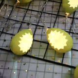 Modern Battery Powered Crackle Egg LED String Lights Image - 6