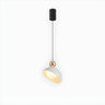 Modern Bedroom Dome White Glass Pendant Light Image - 3