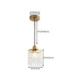 Modern Bedroom Layered Floral Clear Glass Pendant Light Image - 18