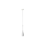 Modern Bedroom White Acrylic Teardrop Pendant Light Image - 3