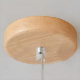 Modern Bedroom White Cream Ribbed Glass Bowl Pendant Light Image - 9