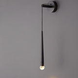 Modern Bedside Linear Pendant Crystal Wall Sconce Image - 6